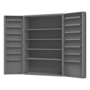 Durham Heavy Duty Cabinet, 14 Gauge, 48 x 24 x 72, 4 Adjustable Shelves