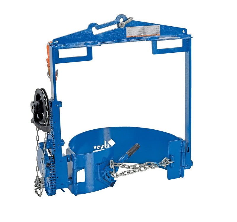 Vestil Hoist Mounted Drum Carrier/Rotators (DCT)