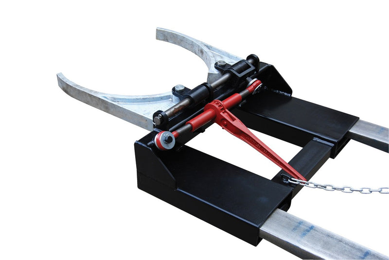 Vestil Spring Grip Fork Mounted Drum Gripper