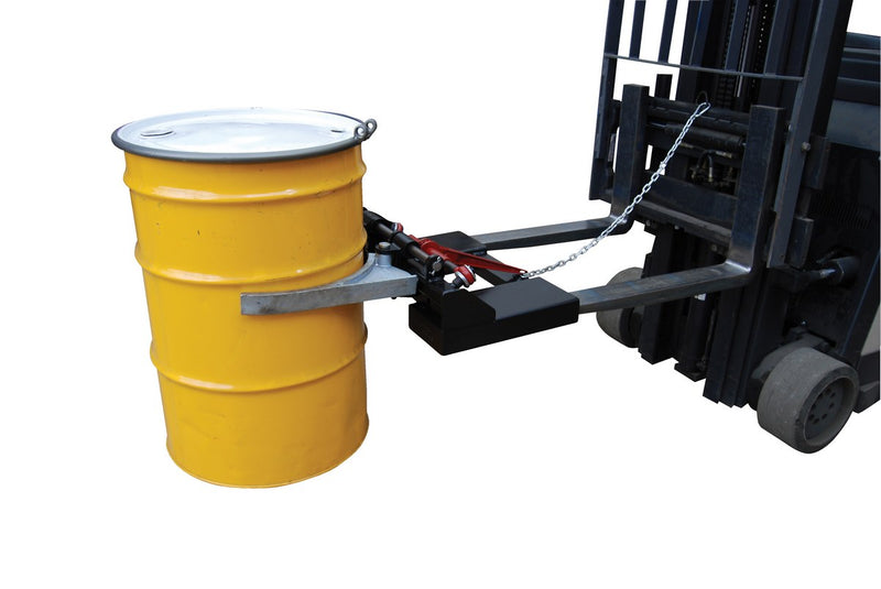 Vestil Spring Grip Fork Mounted Drum Gripper