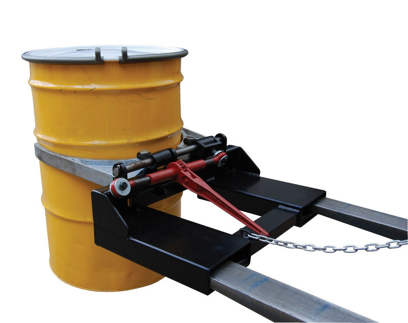 Vestil Spring Grip Fork Mounted Drum Gripper