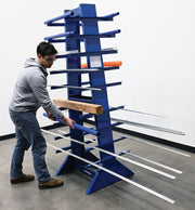 Vestil Double Sided Horizontal Bar Rack (DSHZ)