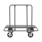 Durham Drywall Truck With 8" x 2" Mold-On Rubber Casters, Gray