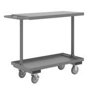 Durham Easy Access Shelf Cart With 5" X 1-1/4" Polyurethane Casters