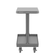 Durham Easy Access Shelf Cart With 5" X 1-1/4" Polyurethane Casters