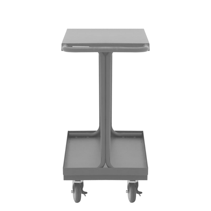 Durham Easy Access Shelf Cart With 5" X 1-1/4" Polyurethane Casters