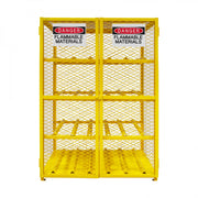 Durham Gas Cylinder Cabinet, Single Door, Angle Iron And Expanded Metal