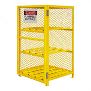 Durham Self Closing, Gas Cylinder Cabinet, Single Door, Angle Iron And Expanded Metal
