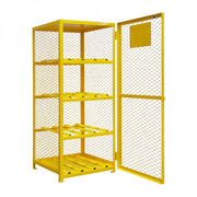 Durham Gas Cylinder Cabinet, Single Door, Angle Iron And Expanded Metal