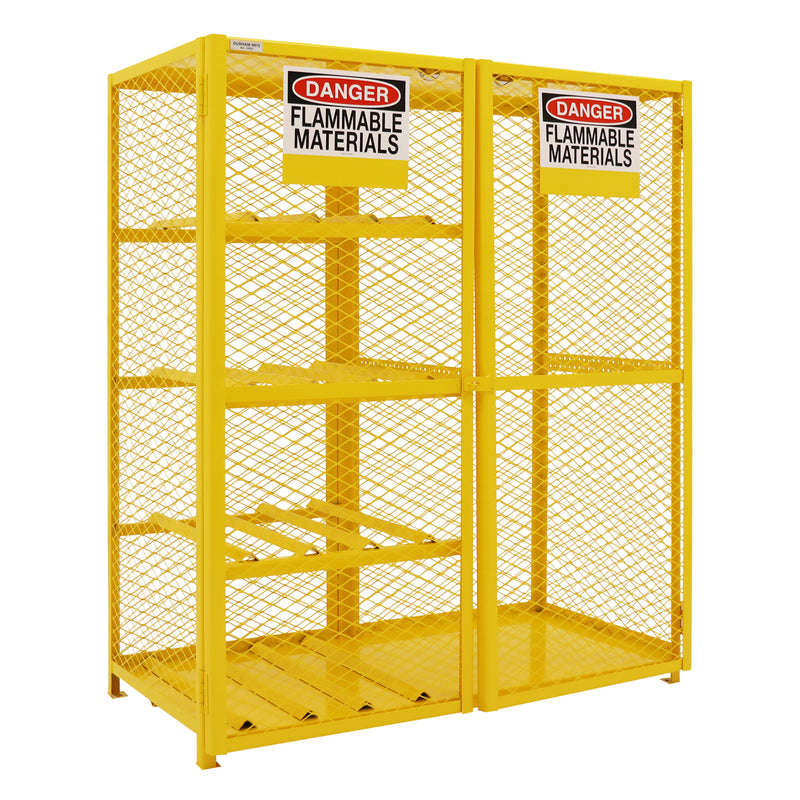 Durham Combo Gas Cylinder Cabinet, Double Door, Gas Cylinder Cabinet, Double Door