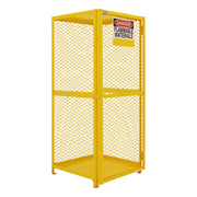 Durham Gas Cylinder Cabinet, Double Door, Angle Iron And Expanded Metal