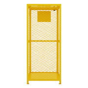 Durham Gas Cylinder Cabinet, Double Door, Angle Iron And Expanded Metal