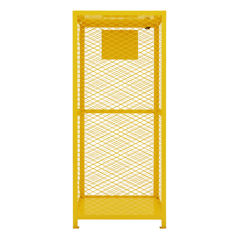 Durham Gas Cylinder Cabinet, Double Door, Angle Iron And Expanded Metal