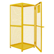 Durham Gas Cylinder Cabinet, Double Door, Angle Iron And Expanded Metal
