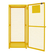 Durham Gas Cylinder Cabinet, Double Door, Angle Iron And Expanded Metal