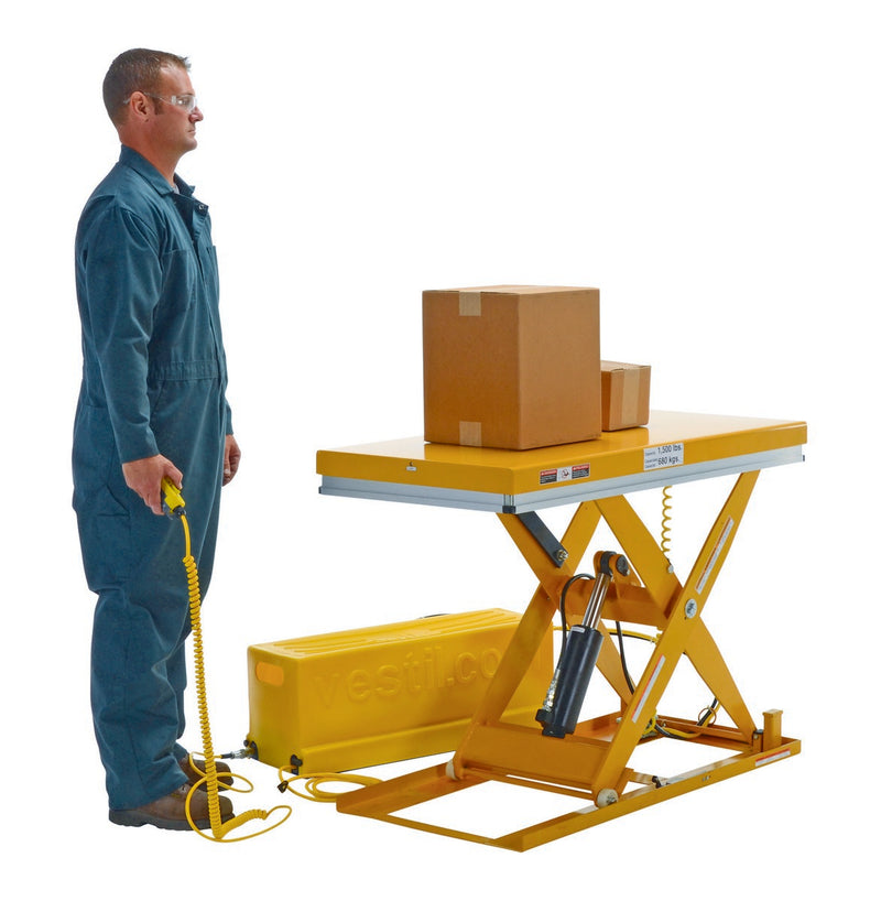 Vestil Work Station Electric Hydraulic Scissor Tables