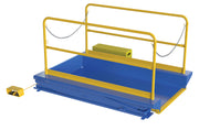 Vestil Ground Lift Scissor Tables with Handrails (EHLTG)