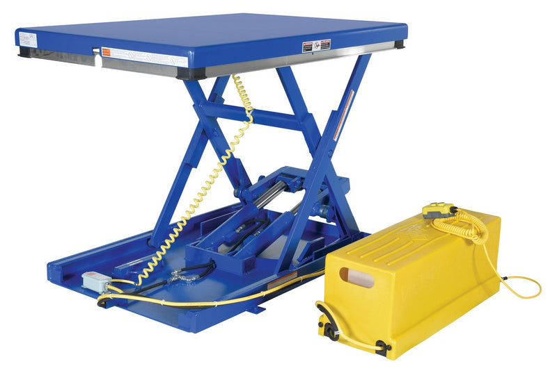 Vestil Low Profile Electric/Hydraulic Scissor Lift Tables (EHLTX)