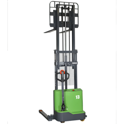EKKO EB13C-145Li 2800 lb Lithium Straddle Stacker