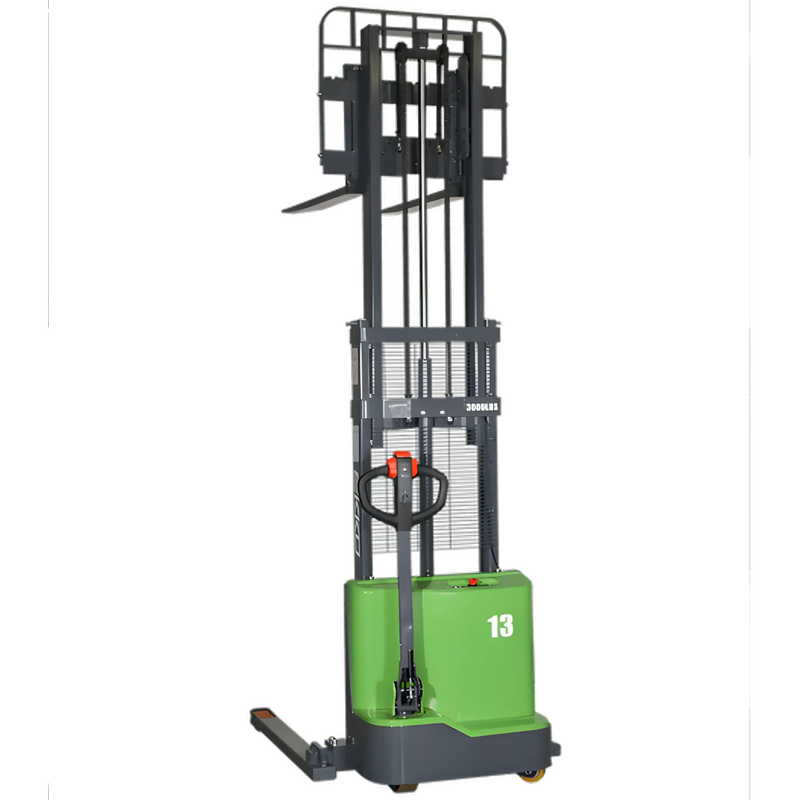 EKKO EB13C-145Li 2800 lb Lithium Straddle Stacker EKKO