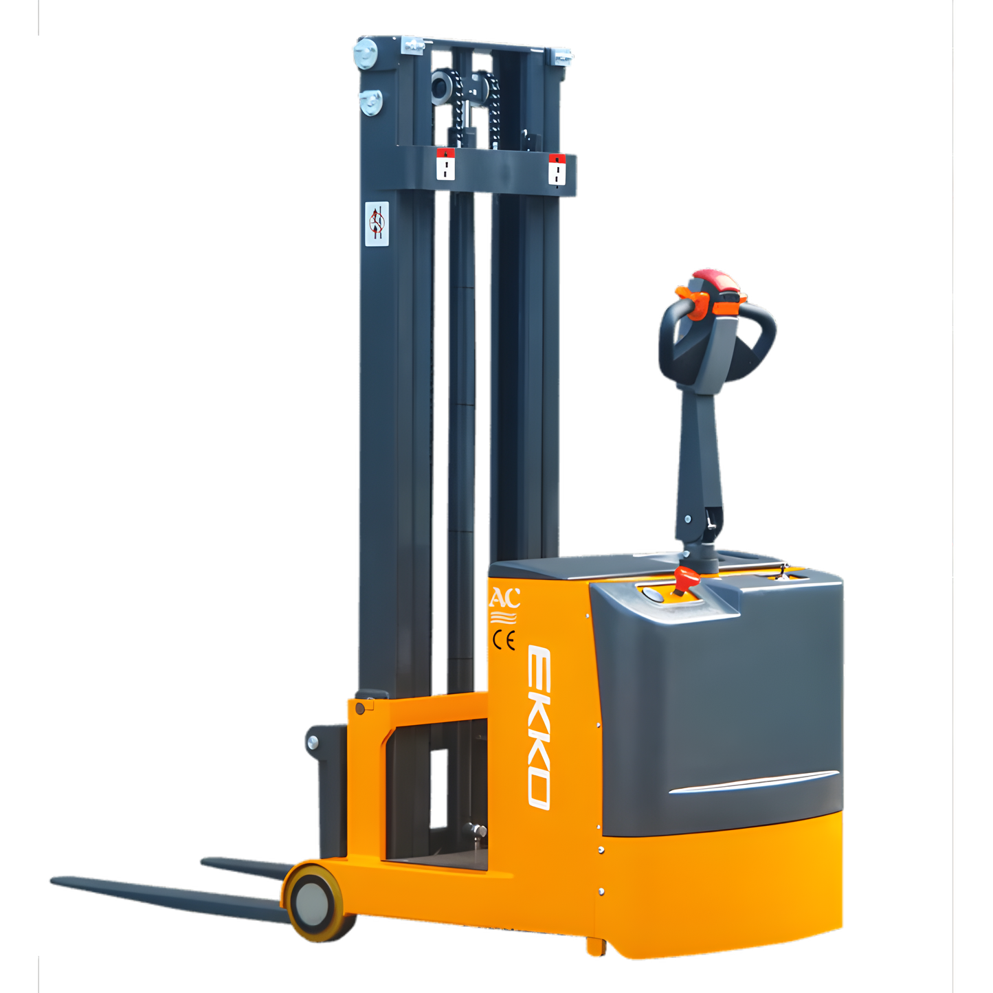 EKKO EK07S Counterbalance Walkie Stacker 1550lbs. Cap., 118" Height