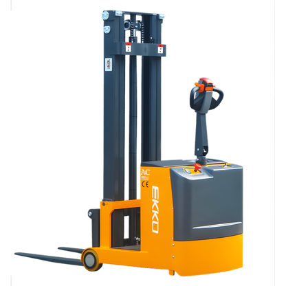EKKO EB14C-118 3000 lb. Full Powered Straddle Stacker