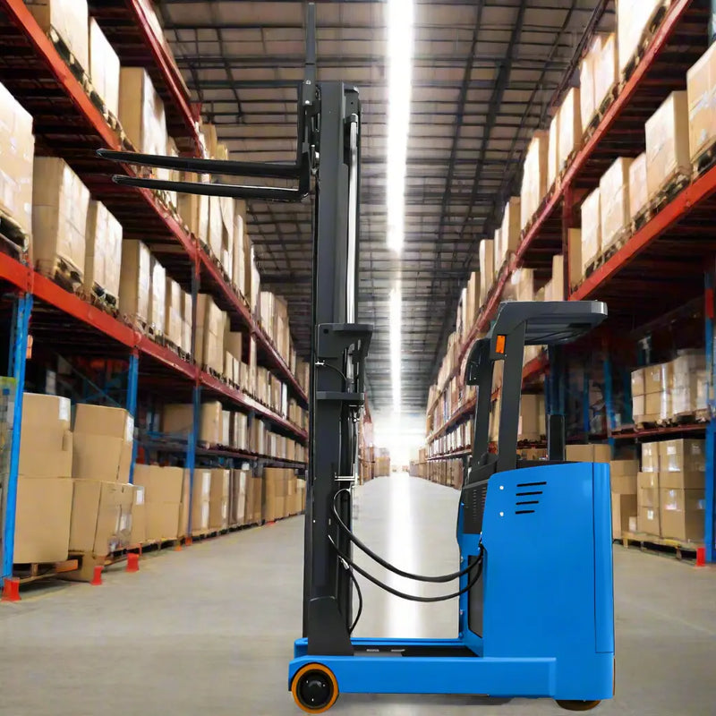 Electric Stand-Up Movable Mast Truck | 3300 lbs | Eoslift LF15