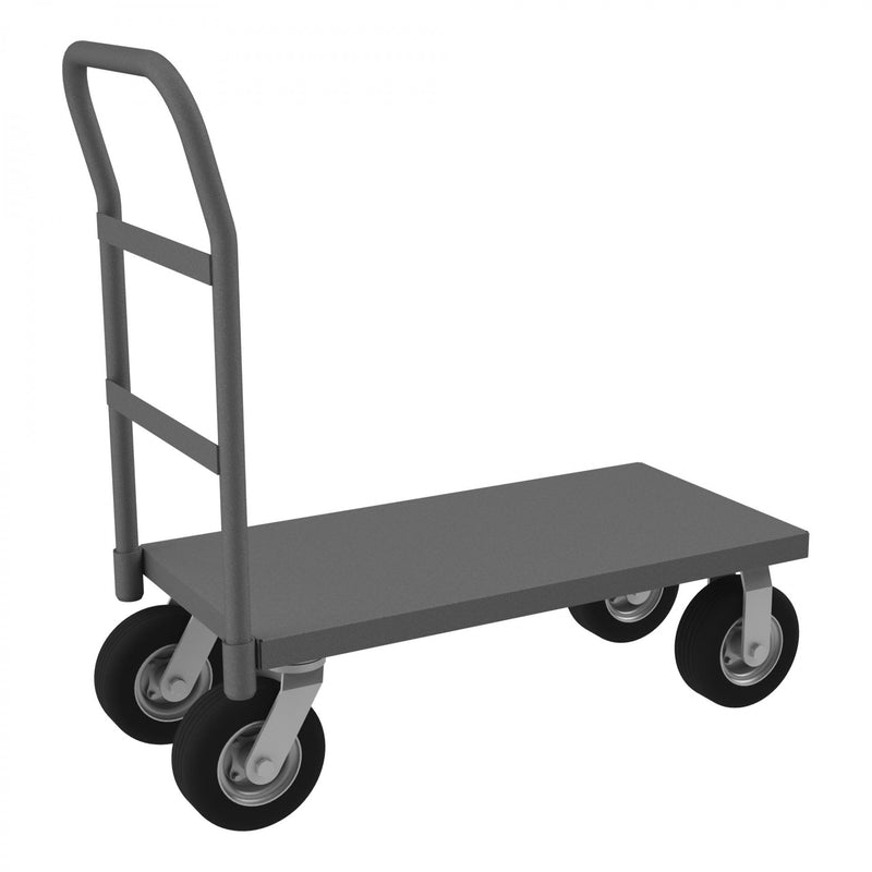 Durham Platform Truck, 12 Gauge, 1000 lbs Capacity, 18 x 36, Flush Deck