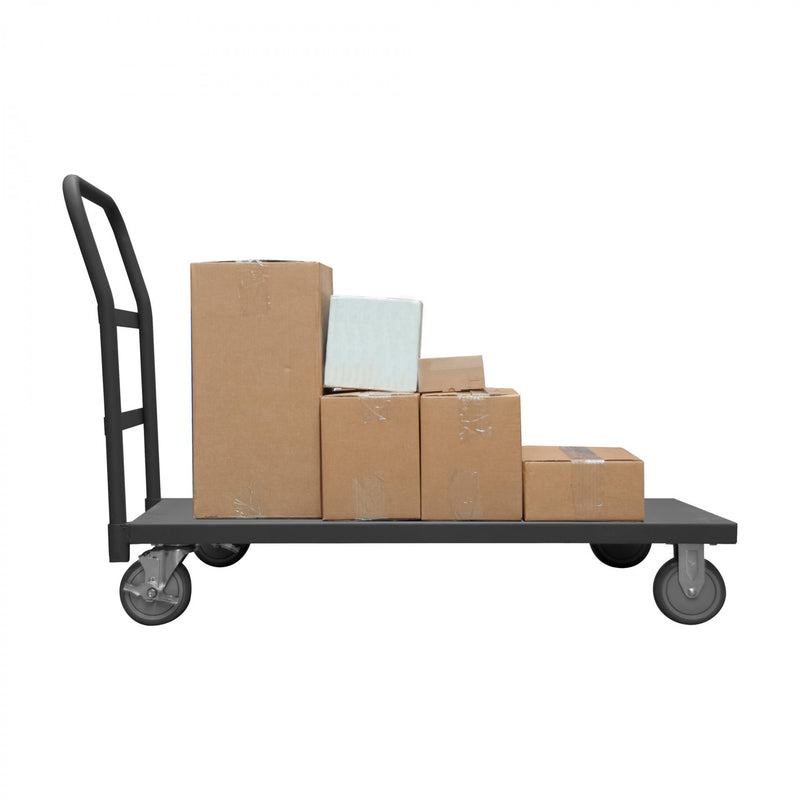 Durham Platform Truck, 12 Gauge, 1400 lbs Capacity, 18 x 48, Flush Deck