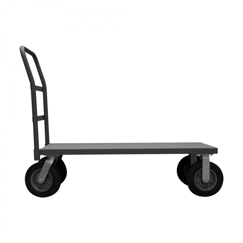 Durham Platform Truck, 12 Gauge, 1500 lbs Capacity, 30 x 72, Flush Deck