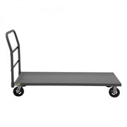 Durham Platform Truck, 12 Gauge, 2000 lbs Capacity, 24 x 60, Flush Deck, Gray