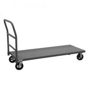 Durham Platform Truck, 12 Gauge, 2000 lbs Capacity, 24 x 60, Flush Deck, Gray