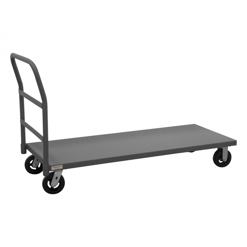 Durham Platform Truck, 12 Gauge, 2000 lbs Capacity, 24 x 60, Flush Deck, Gray