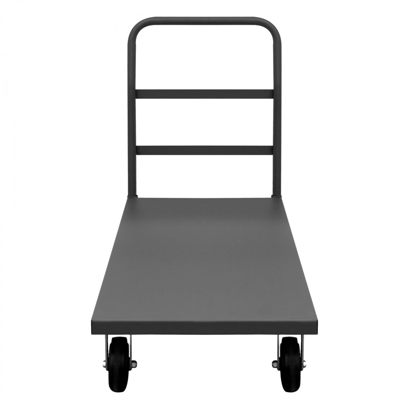 Durham Platform Truck, 12 Gauge, 2000 lbs Capacity, 24 x 60, Flush Deck, Gray