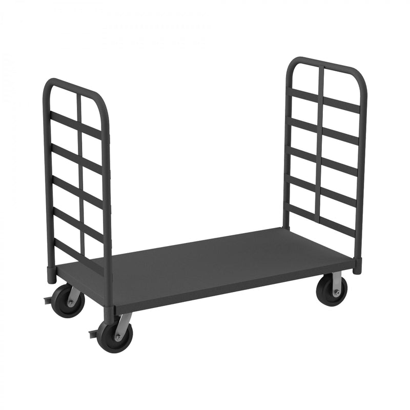Durham Platform Truck, 2 Removable Handles, 12 Gauge, 2000 lbs Capacity, 30 x 60, Flush Deck