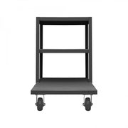Durham Platform Truck, Multi Level, 12 Gauge, 1200 lbs Capacity, 3 Shelves, Flush Deck