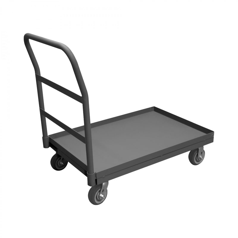 Durham Platform Truck, 12 Gauge, 1400 lbs Capacity, 30 x 48, Lipped Deck