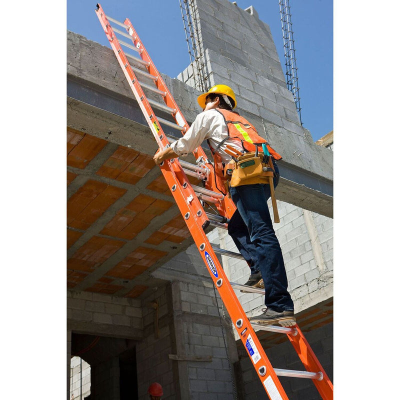 Vestil Fiberglass Extension Ladders with Aluminum Rungs (EXL)