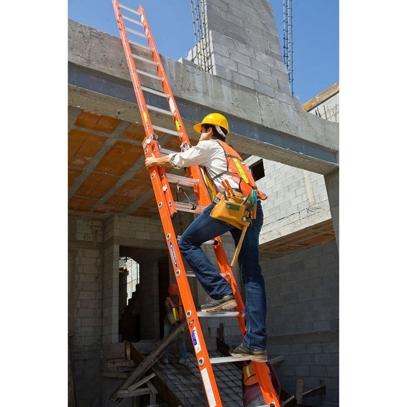 Vestil Fiberglass Extension Ladders with Aluminum Rungs (EXL)