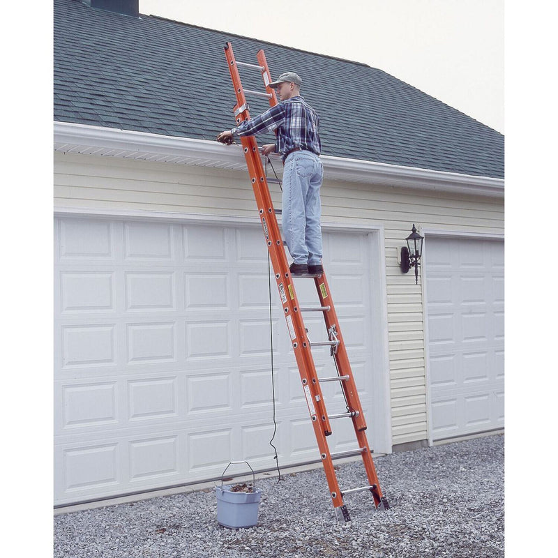 Vestil Fiberglass Extension Ladders with Aluminum Rungs (EXL)
