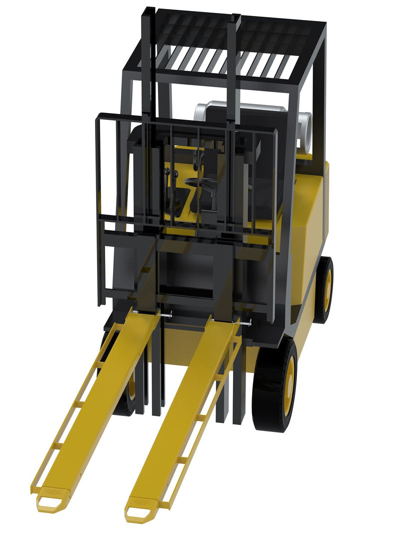 Vestil Fork Extensions with Side Brackets For Load Straps