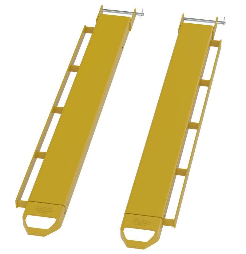 Vestil Fork Extensions with Side Brackets For Load Straps