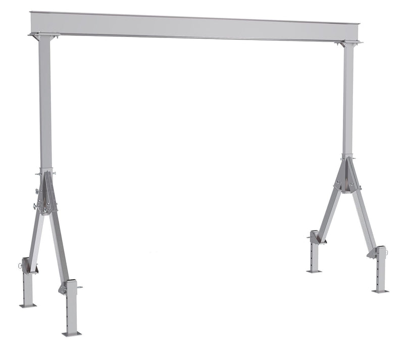 Vestil Fix Alum Gantry Crane 4K 15X10 Adj Leg Option
