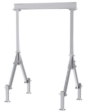 Vestil Fixed Height Aluminum Gantry Cranes with Adjustable Leveling Option