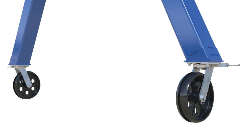 Vestil Fixed Steel Gantry Cranes with V-Groove Casters