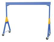 Vestil Fixed Height Steel Gantry Cranes with Total Locking Casters - Knockdown