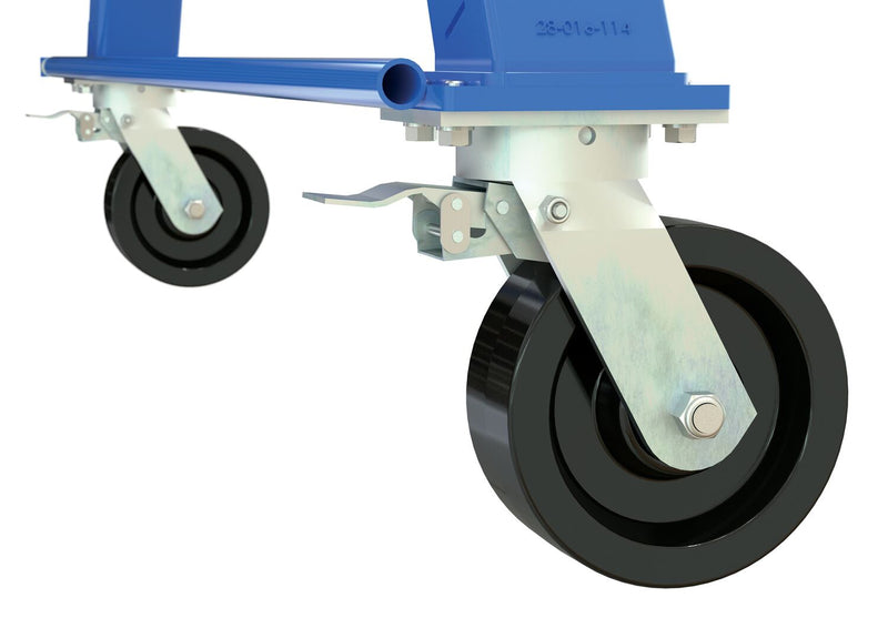 Vestil Fixed Height Steel Gantry Cranes with Total Locking Casters - Knockdown