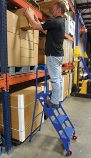 Vestil Folding Ladders with Wheels (FLAD)