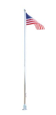 Vestil Stainless Steel Flag Poles and American Flags