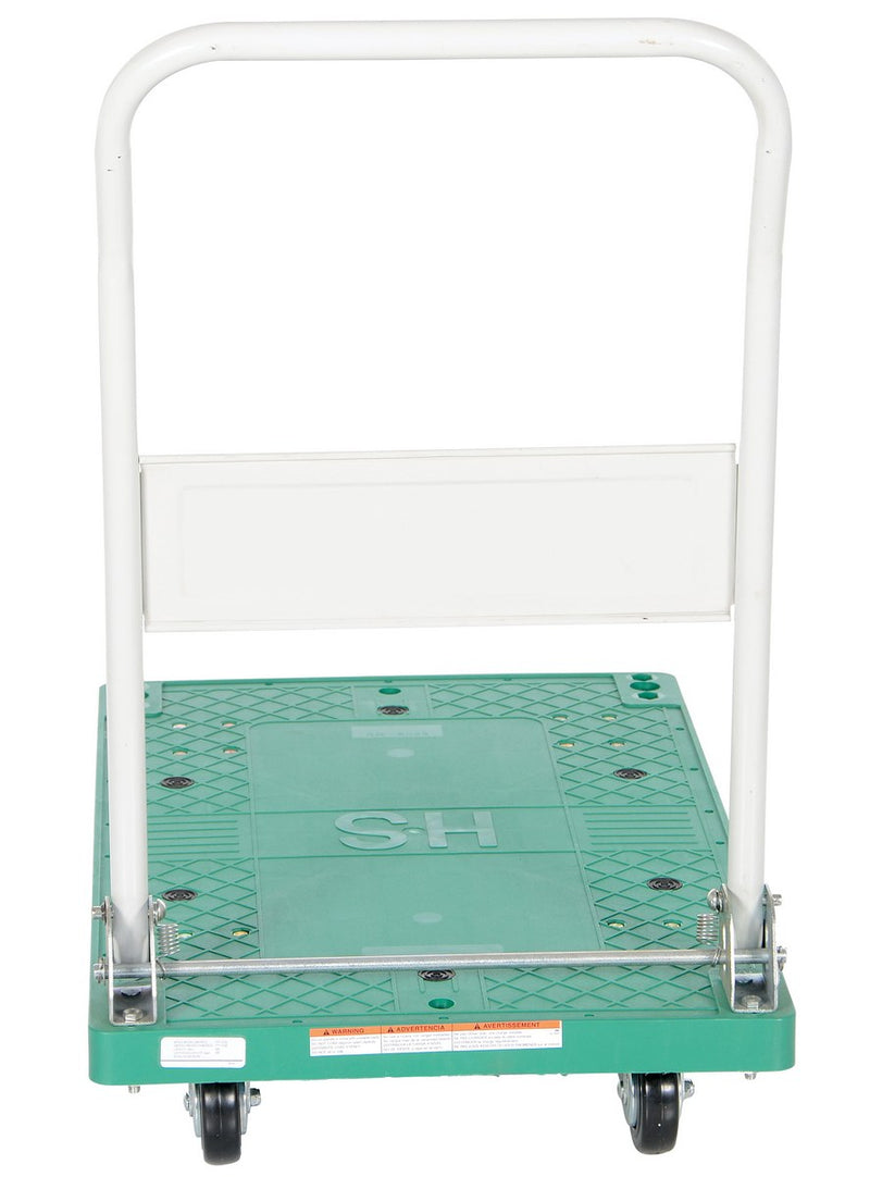 Vestil Plastic Platform Trucks with Fold Down Handle (FPT)